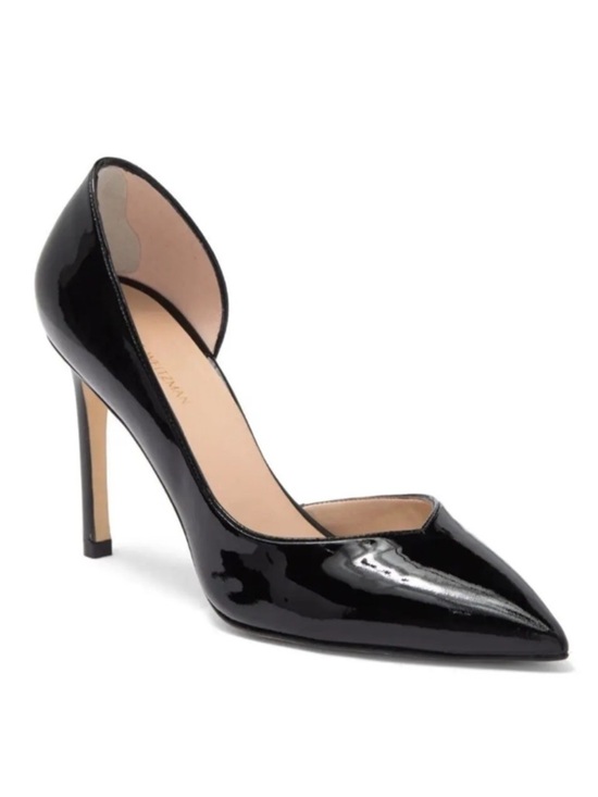 Stuart Weitzman Shoes - NWT Stuart Weitzman Black Patent Avenue 95 Pointed Heels Sz 6.5
